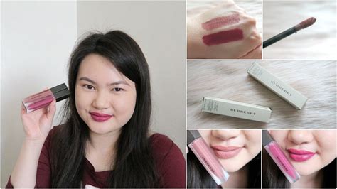 burberry lip velvet fawn swatch|Burberry Liquid Lip Velvet Fawn No. 5 & Bright Plum No. 49 .